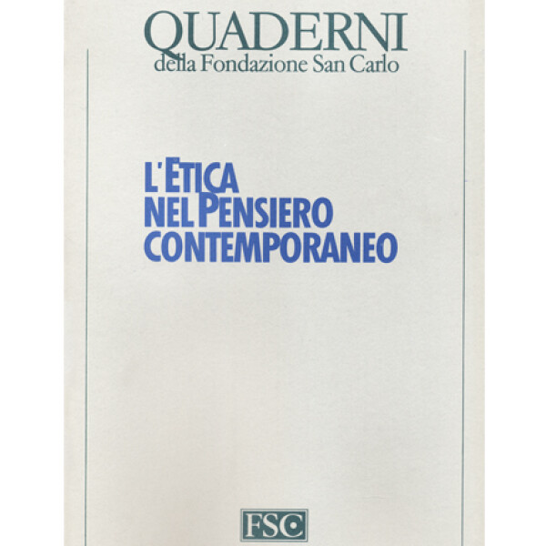 L'etica nel pensiero contemporaneo